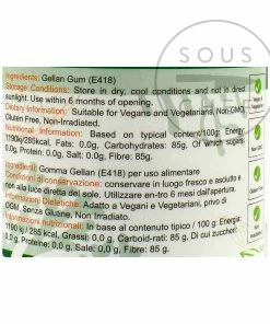 Special Ingredients Low Acyl Gellan Gum F 100g 5 Special Ingredients Low Acyl Gellan Gum F 100g
