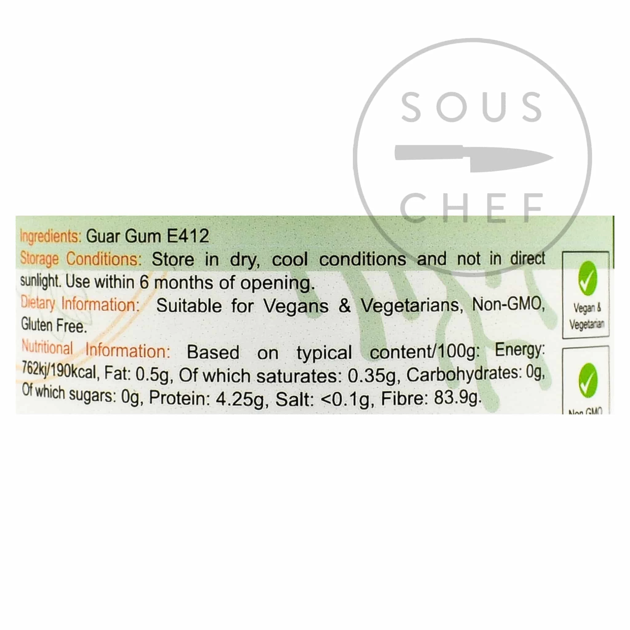 Special Ingredients Guar Gum 100g 4 Special Ingredients Guar Gum 100g