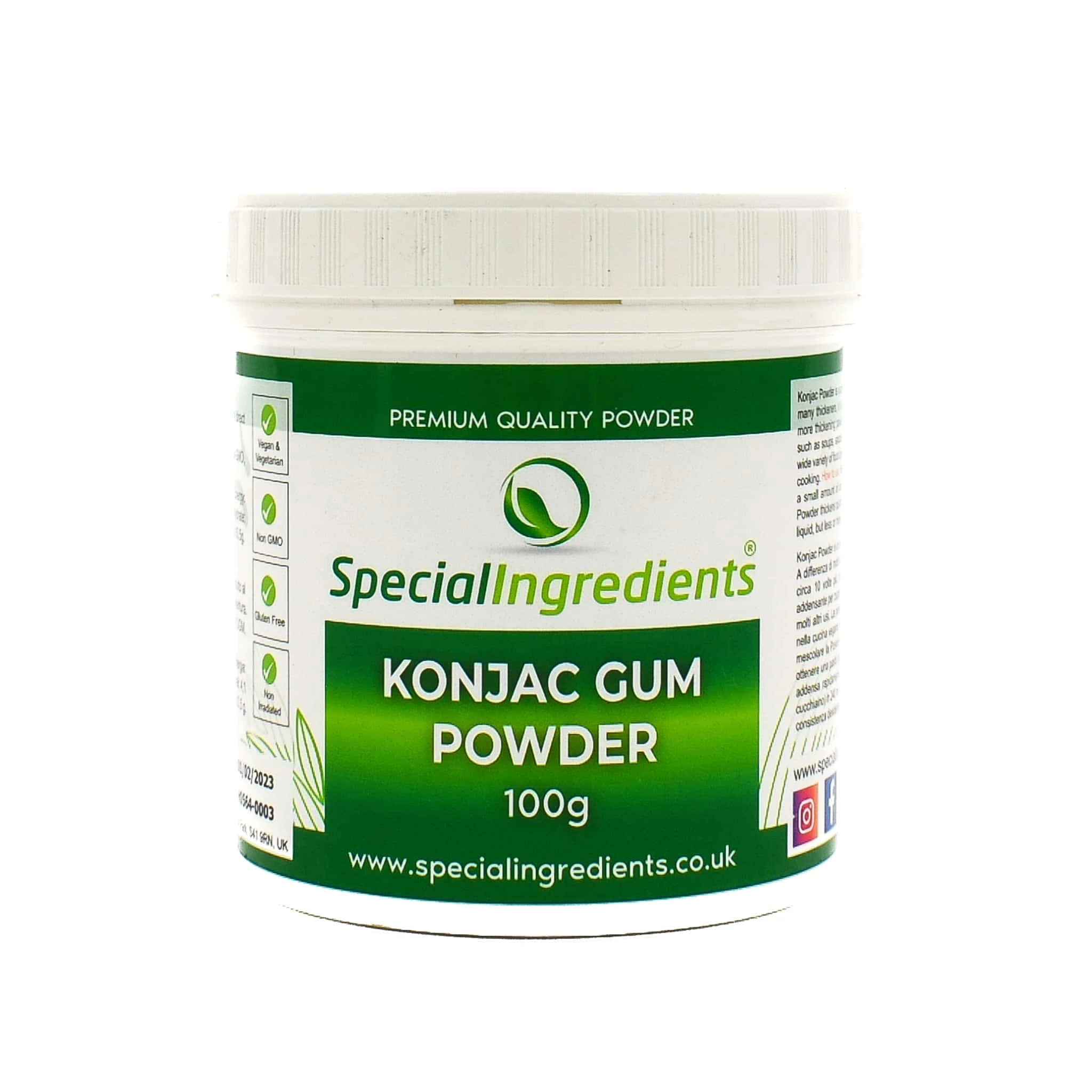 Special Ingredients Konjac Gum Powder 100g 3 Special Ingredients Konjac Gum Powder 100g