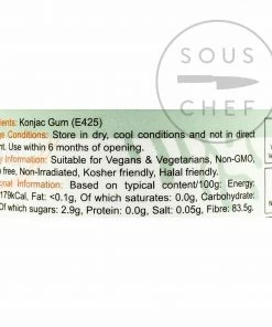 Special Ingredients Konjac Gum Powder 100g