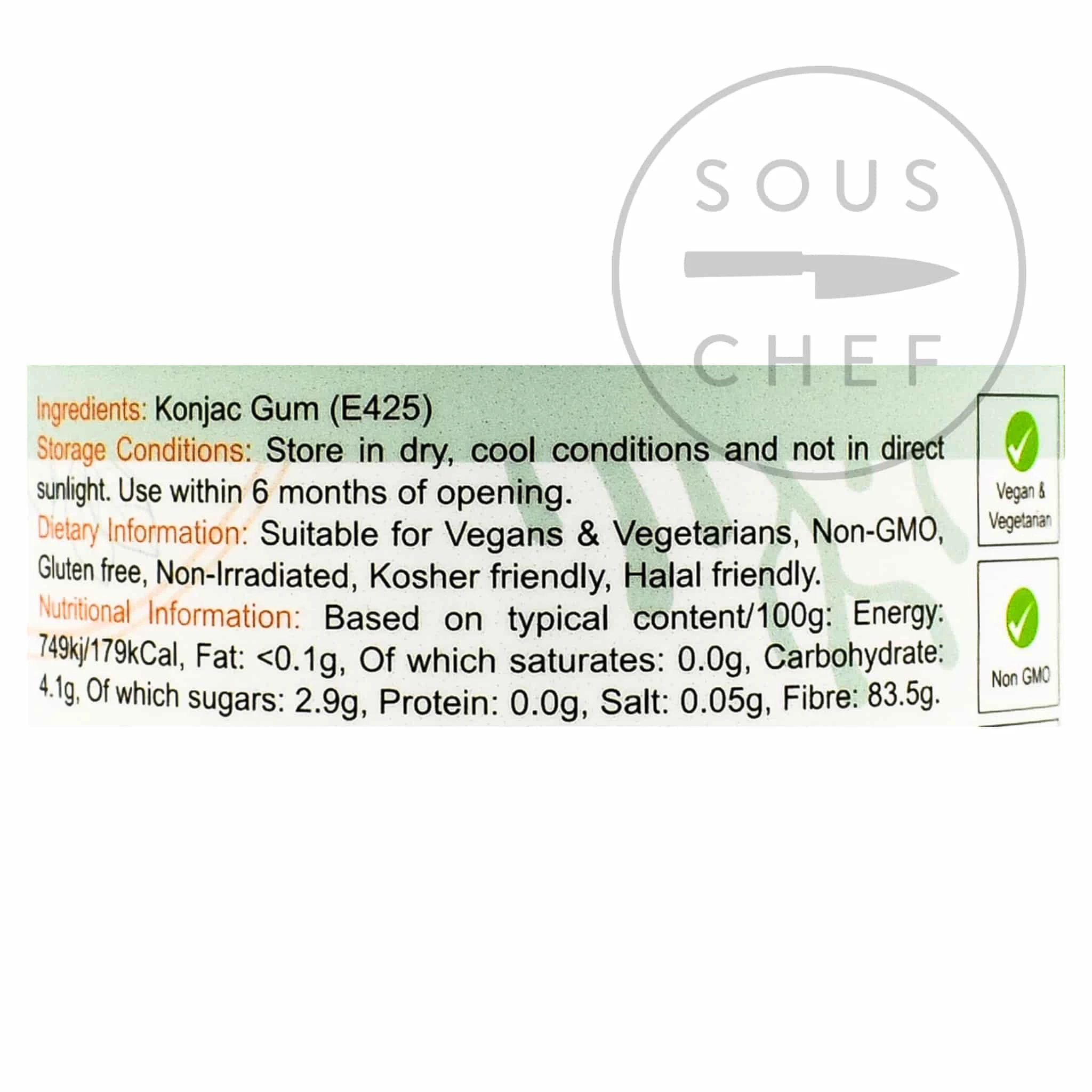 Special Ingredients Konjac Gum Powder 100g 4 Special Ingredients Konjac Gum Powder 100g