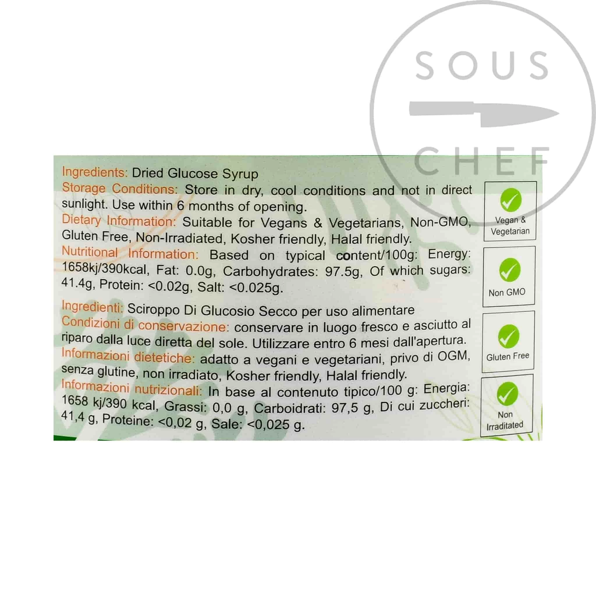 Special Ingredients Glucose Powder 1kg 4 Special Ingredients Glucose Powder 1kg