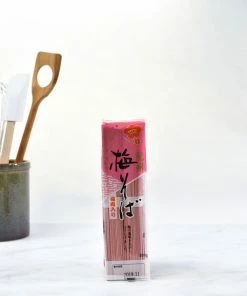 Kanesu Seimen Ingredients Pink Soba Noodles With Plum Extract 200g