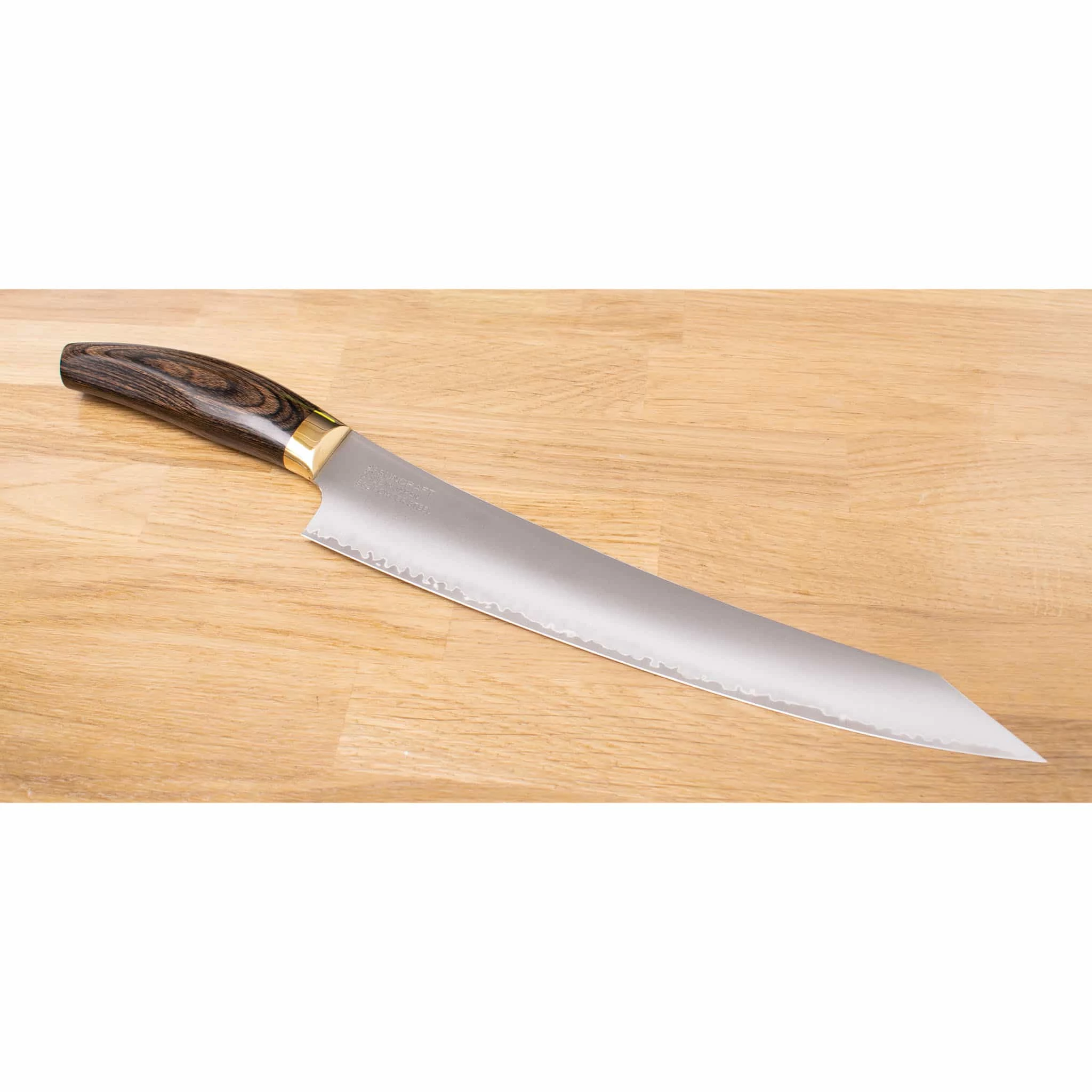 Suncraft Cookware Seki 3 Layer Slicing Knife 25cm 4 Suncraft Cookware Seki 3 Layer Slicing Knife 25cm