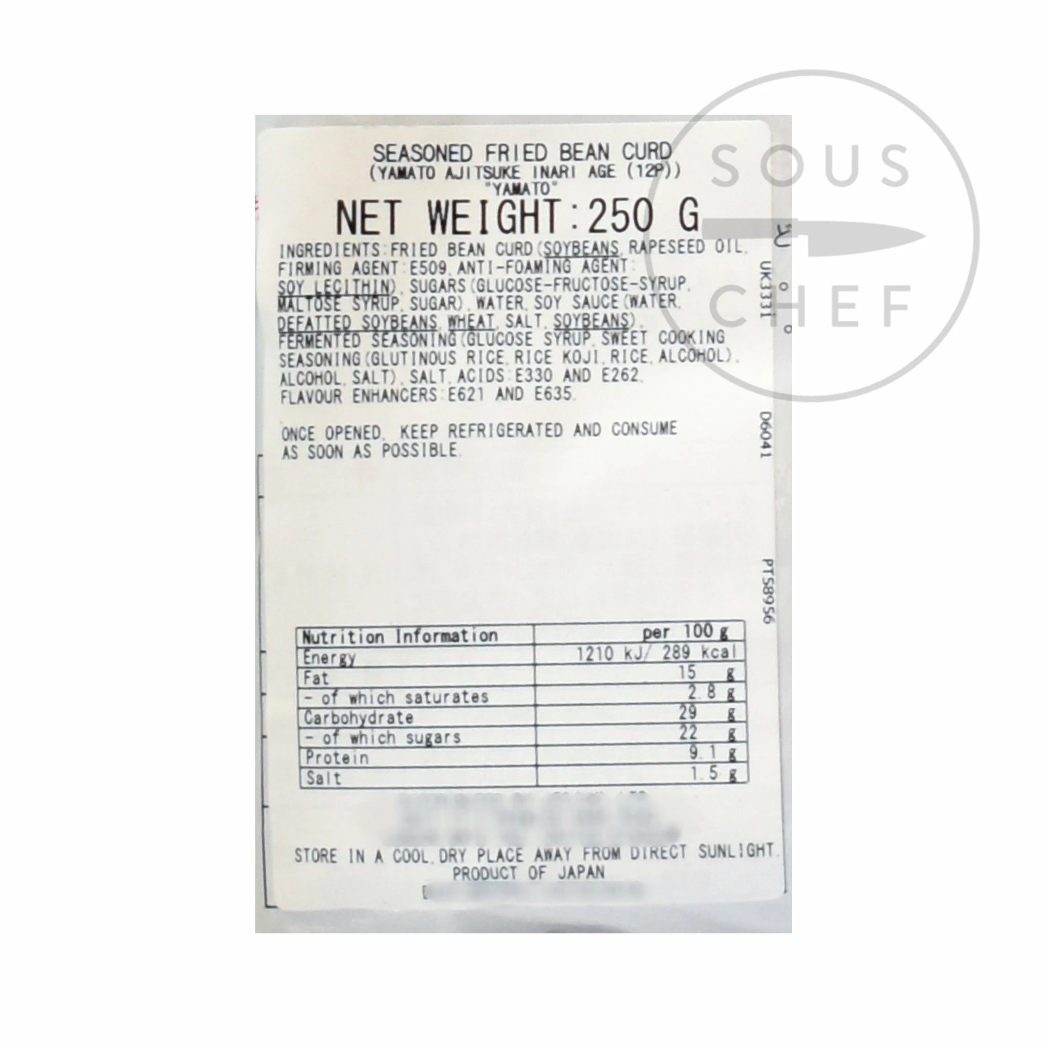 Yamato Ingredients Deep-Fried Beancurd Sheets 250g 4 Yamato Ingredients Deep-Fried Beancurd Sheets 250g