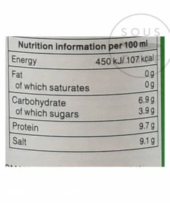 Ingredients Kikkoman Soy Sauce - Less Salt 250ml 8 Ingredients Kikkoman Soy Sauce - Less Salt 250ml