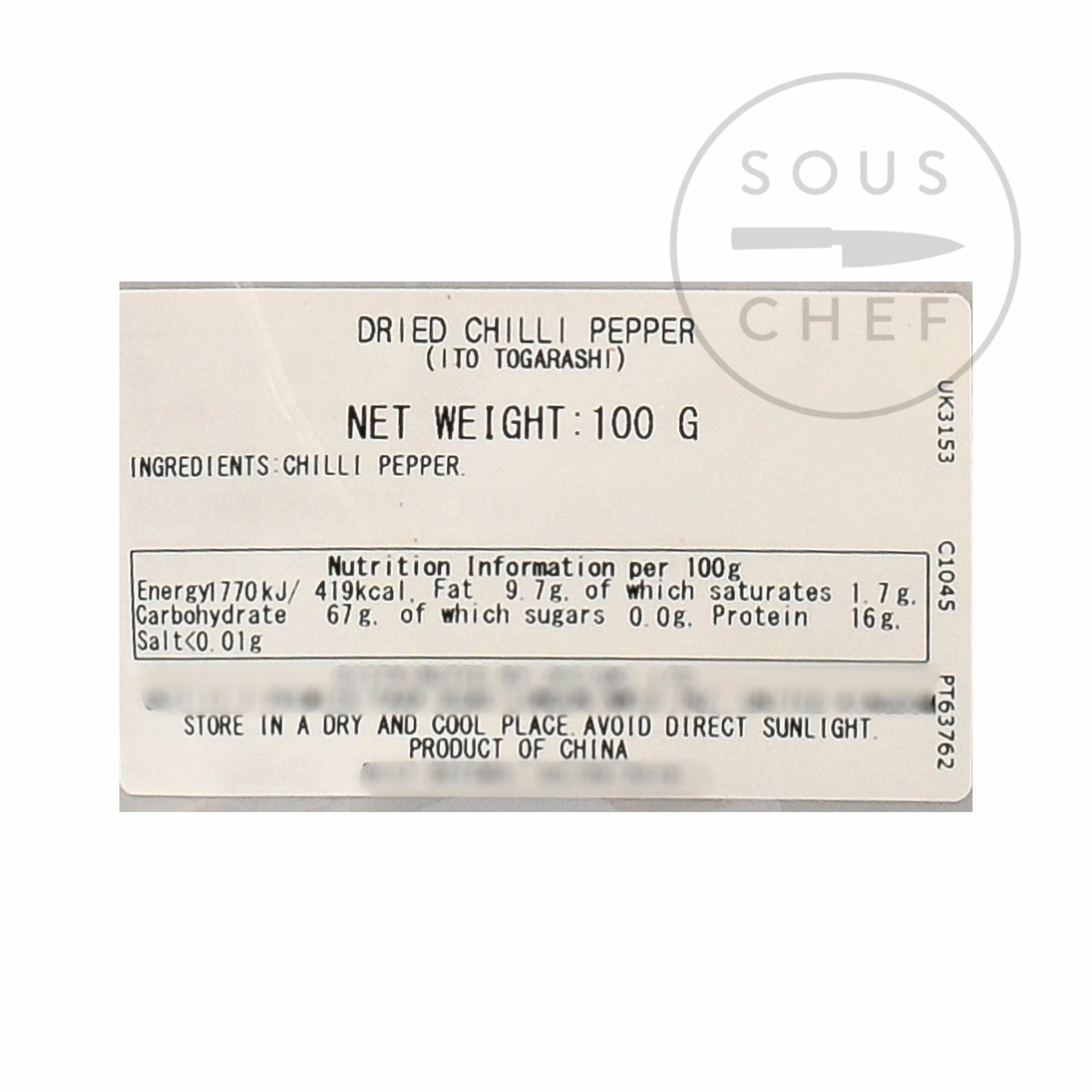 S&B Dried Chillies Ito Togarashi - Sil Gochu 100g 5 S&B Dried Chillies Ito Togarashi - Sil Gochu 100g