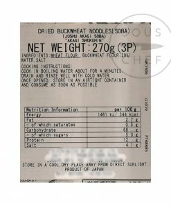 Akagi Dried Soba Noodles 270g