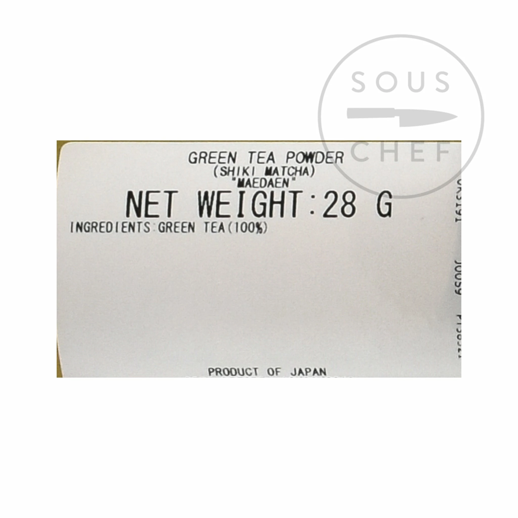 Ingredients Maeda-en Matcha Green Tea Powder 28g 4 Ingredients Maeda-en Matcha Green Tea Powder 28g