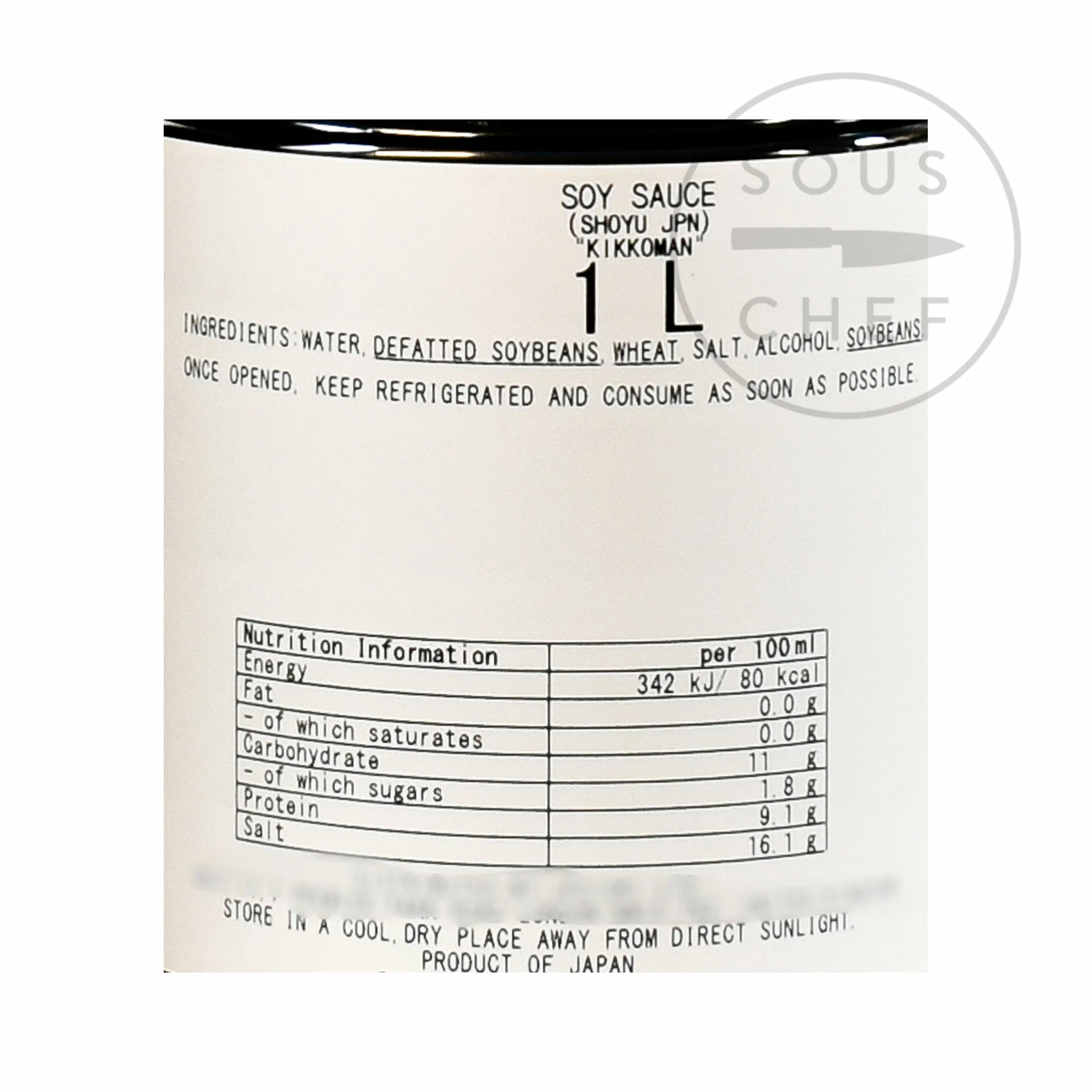 Kikkoman Shoyu Dark Soy Sauce 1l Ingredients 4 Kikkoman Shoyu Dark Soy Sauce 1l Ingredients
