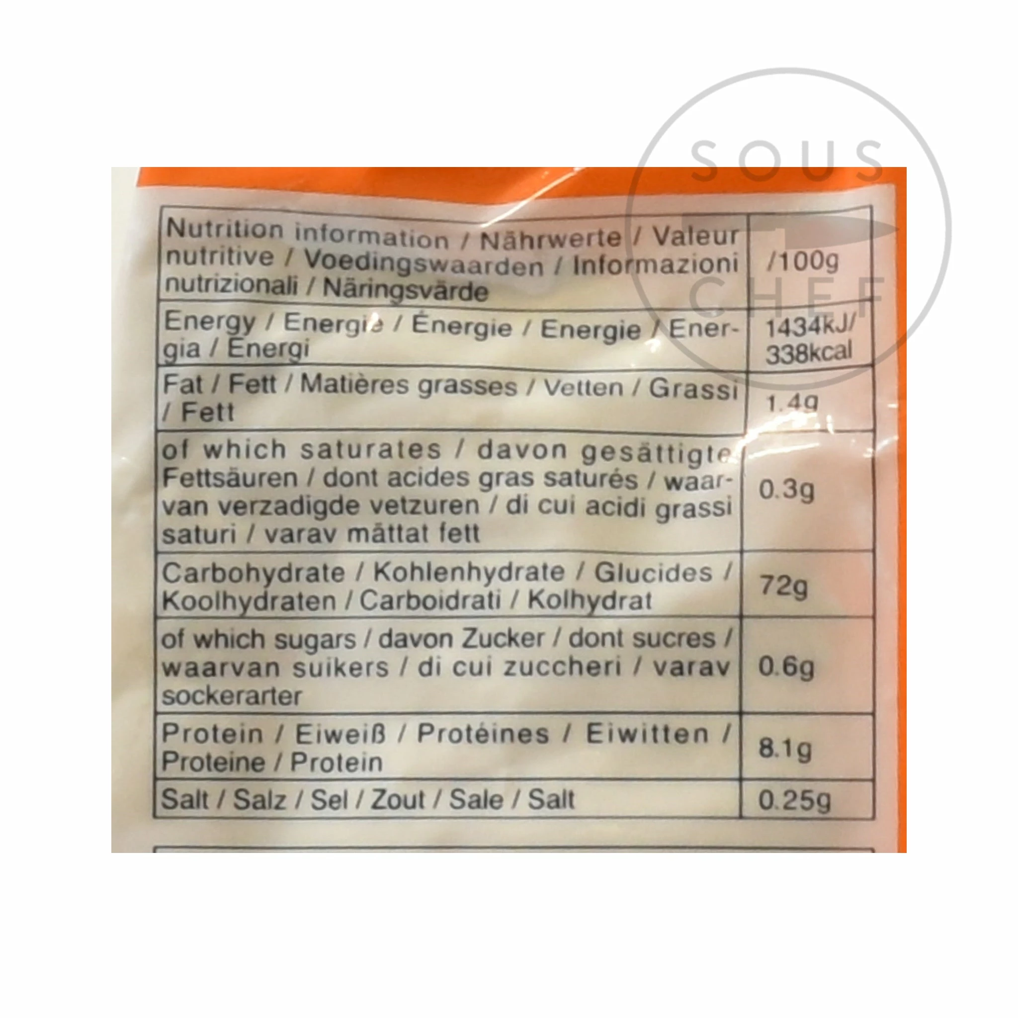 Ohmai Tempura Batter Mix 700g Ingredients 4 Ohmai Tempura Batter Mix 700g Ingredients