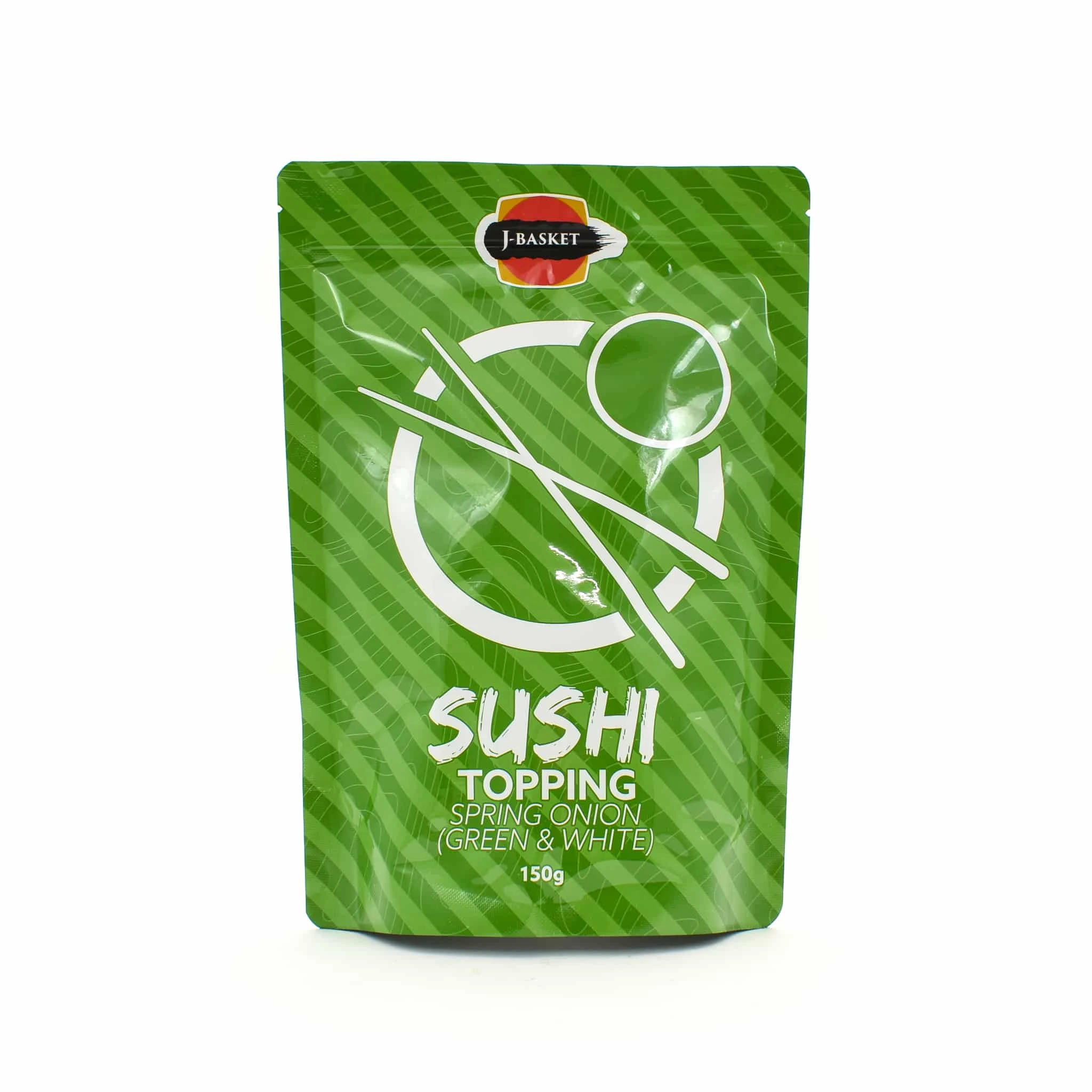 J-Basket Sushi Topping Green & White - Spring Onion 150g Ingredients 3 J-Basket Sushi Topping Green & White - Spring Onion 150g Ingredients