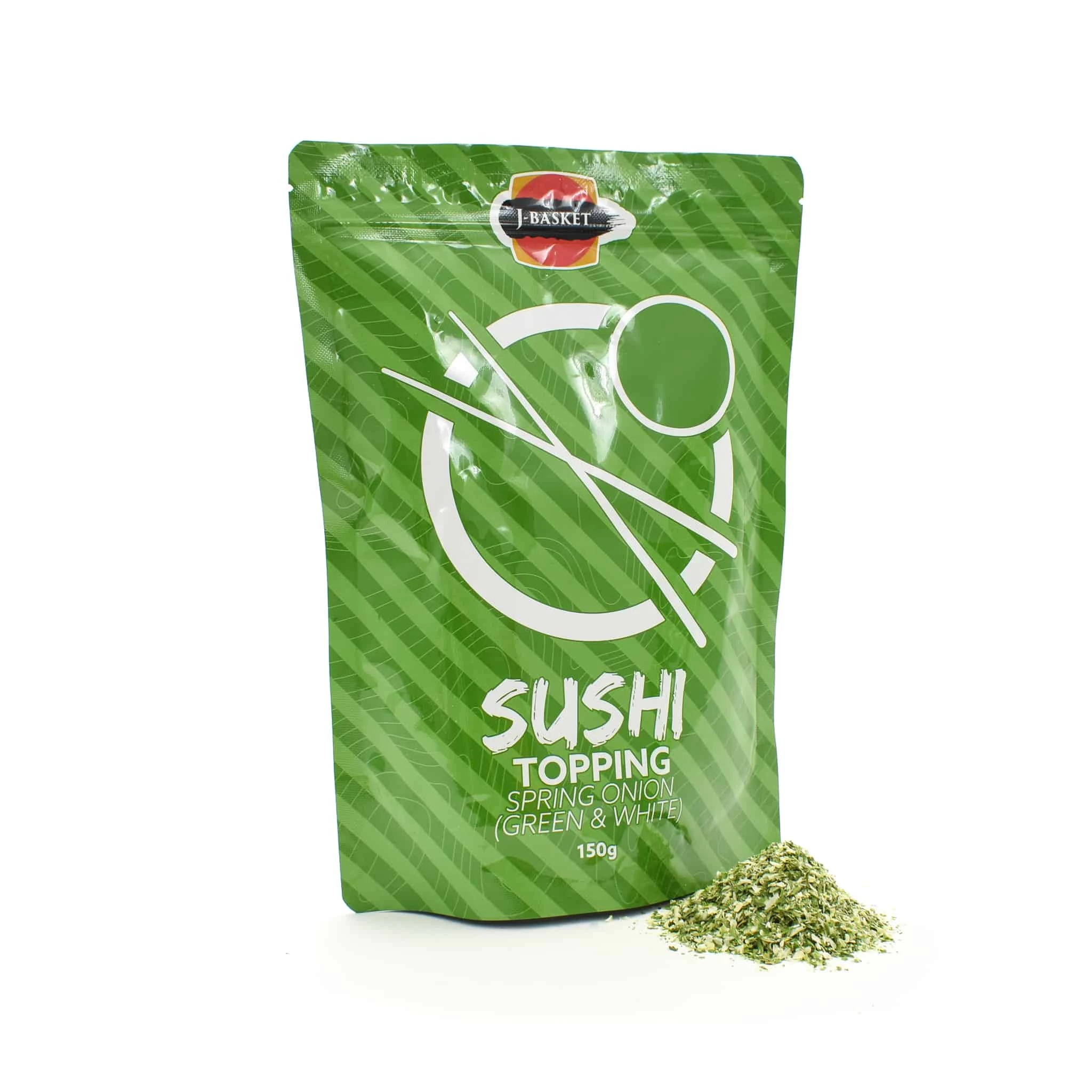 J-Basket Sushi Topping Green & White - Spring Onion 150g Ingredients 4 J-Basket Sushi Topping Green & White - Spring Onion 150g Ingredients