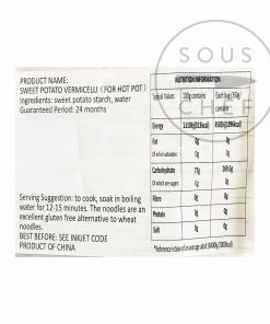 Ingredients Fish Well Brand Sweet Potato Vermicelli For Hotpot 5 Ingredients Fish Well Brand Sweet Potato Vermicelli For Hotpot