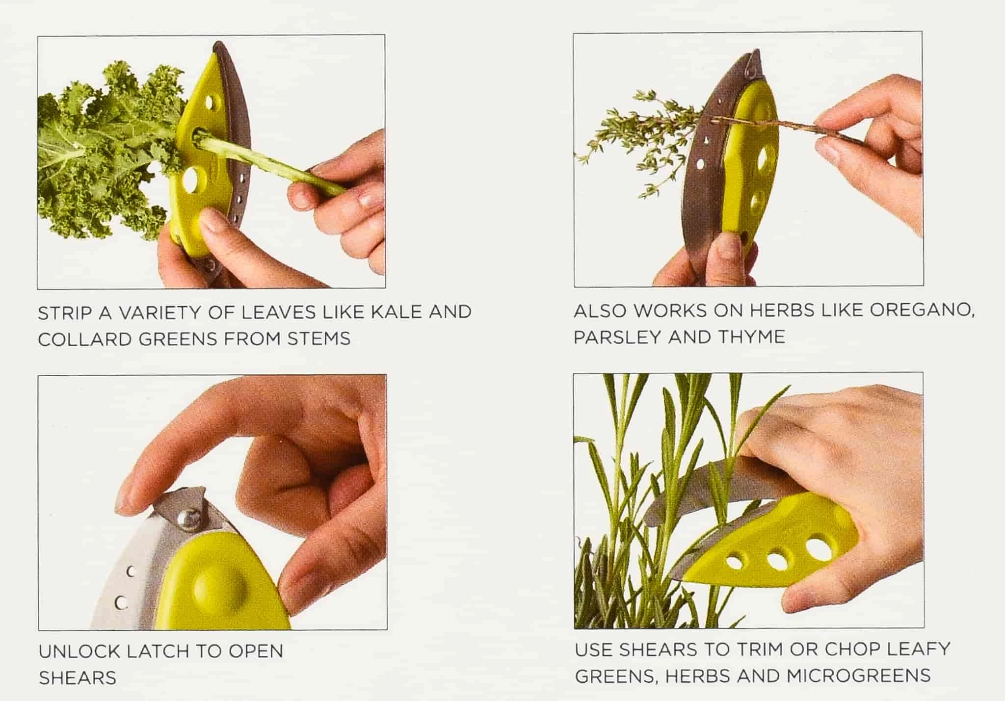 Cookware Chef'n Kale & Herb Stripper With Cutter 4 Cookware Chef'n Kale & Herb Stripper With Cutter