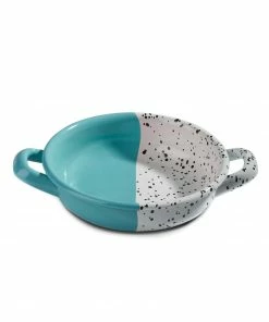 Kapka Cookware Colour Pop Enamel Frying Pan And Serving Dish Turquoise 16cm
