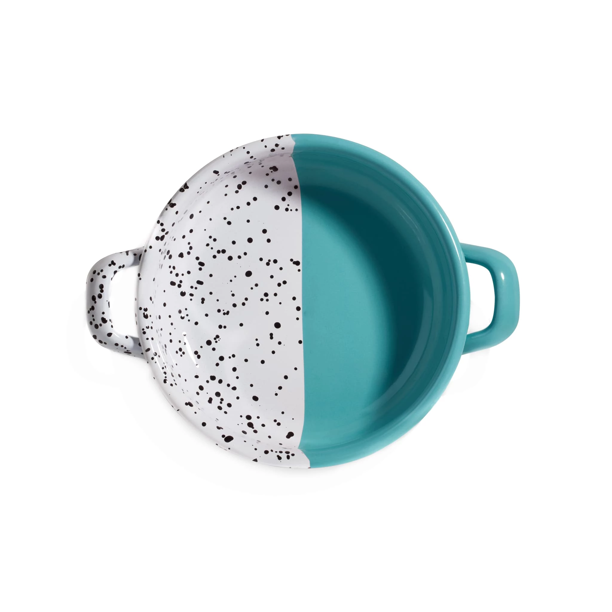 Kapka Cookware Colour Pop Enamel Frying Pan And Serving Dish Turquoise 16cm 4 Kapka Cookware Colour Pop Enamel Frying Pan And Serving Dish Turquoise 16cm