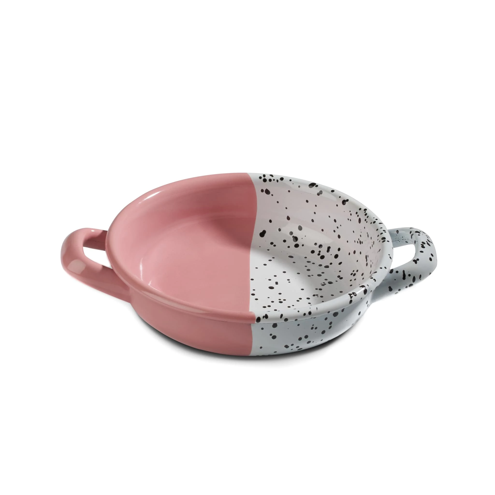 Kapka Colour Pop Enamel Frying Pan And Serving Dish Pink 16cm Cookware 3 Kapka Colour Pop Enamel Frying Pan And Serving Dish Pink 16cm Cookware