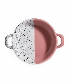 Kapka Colour Pop Enamel Frying Pan And Serving Dish Pink 16cm Cookware