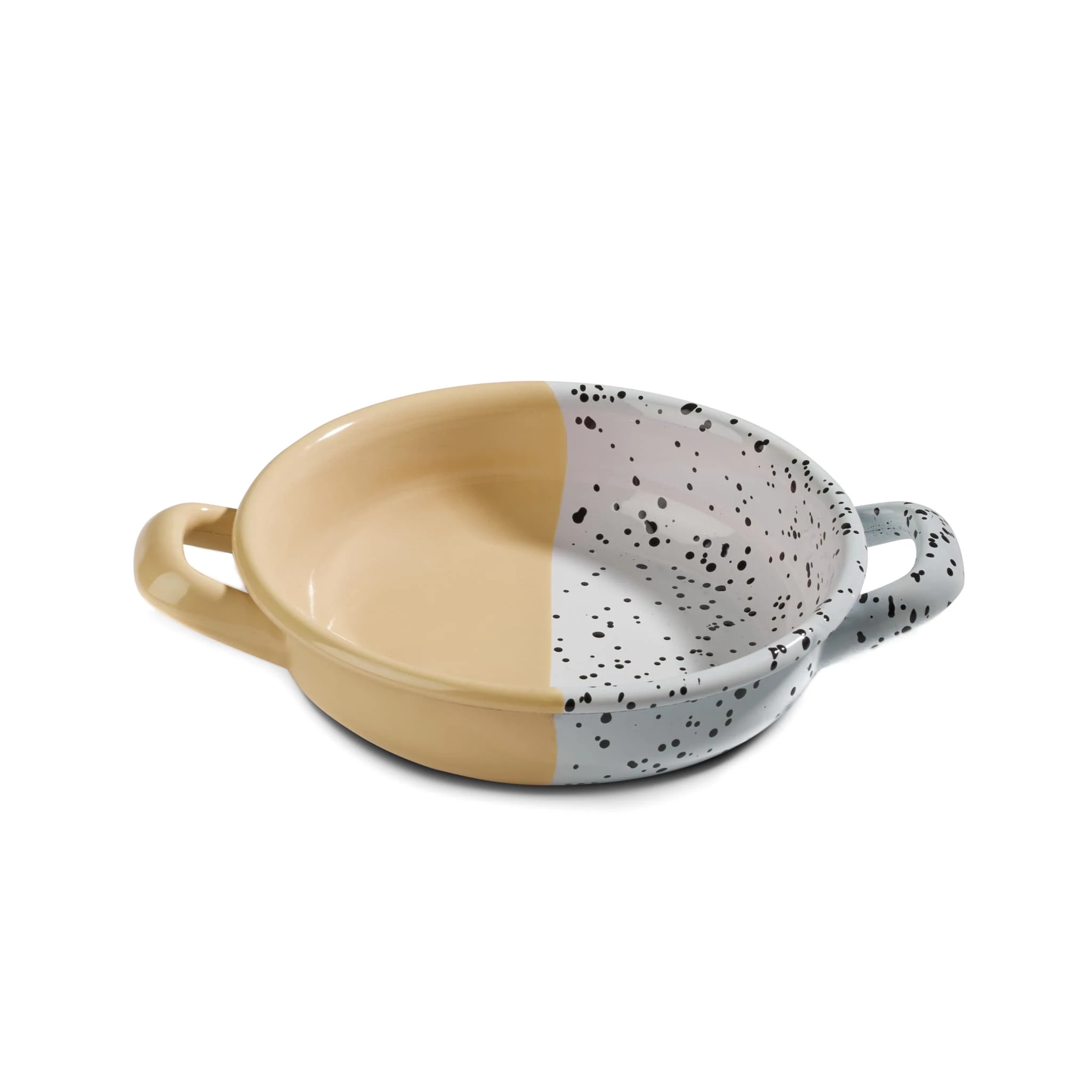 Kapka Cookware Colour Pop Enamel Frying Pan And Serving Dish Yellow 16cm 3 Kapka Cookware Colour Pop Enamel Frying Pan And Serving Dish Yellow 16cm