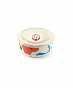 Kapka Abstract Enamel Small Storage Container 14cm Cookware