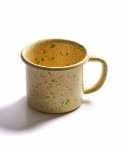 Kapka Splatter Fest Enamel Mug Yellow Enamel - Kapka