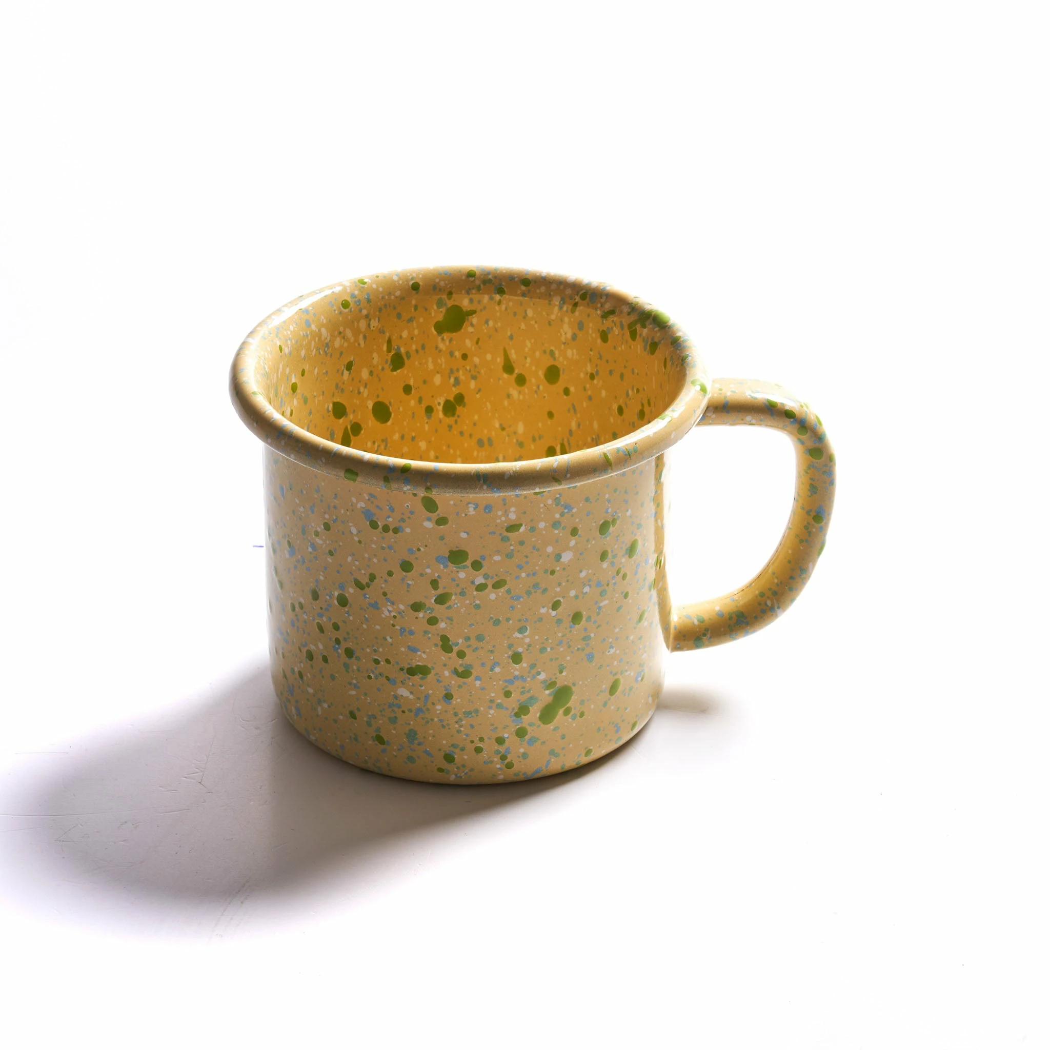 Kapka Splatter Fest Enamel Mug Yellow Enamel - Kapka 3 Kapka Splatter Fest Enamel Mug Yellow Enamel - Kapka