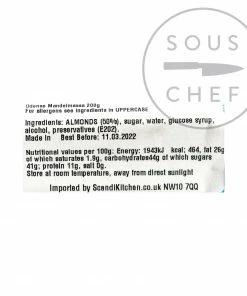 Ingredients Odense Almond Paste 200g