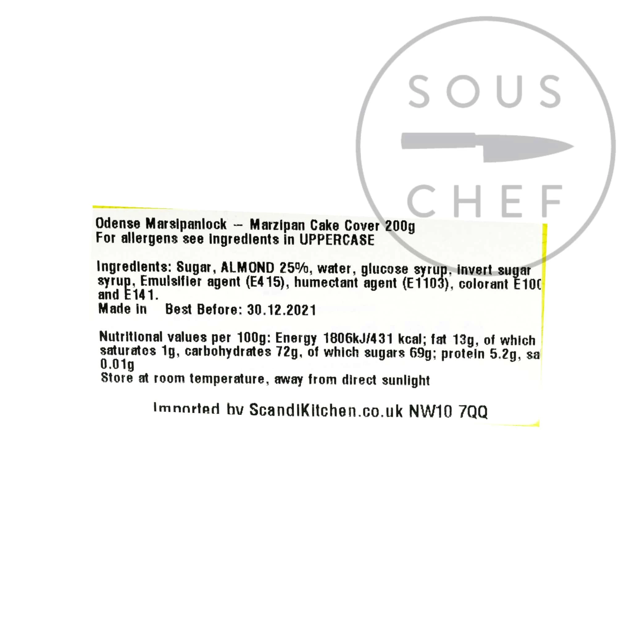 Odense Marzipan Cake Cover 200g 4 Odense Marzipan Cake Cover 200g