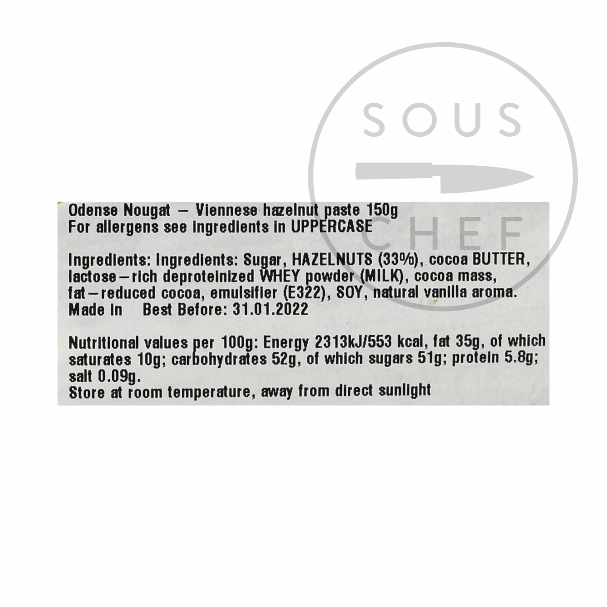 Odense Nougat Viennese Hazelnut Paste For Baking 200g 4 Odense Nougat Viennese Hazelnut Paste For Baking 200g