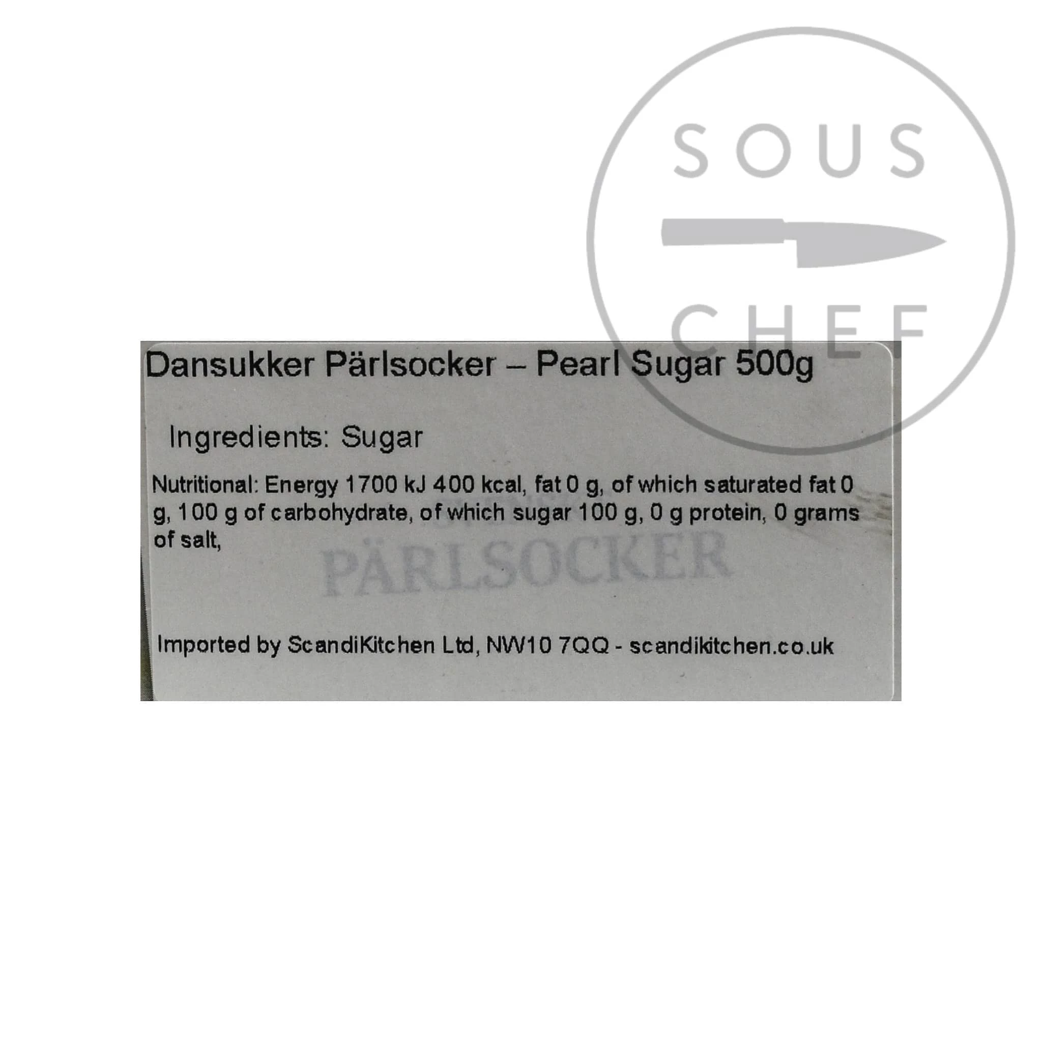 Dansukker Pearl Sugar 500g Ingredients 4 Dansukker Pearl Sugar 500g Ingredients