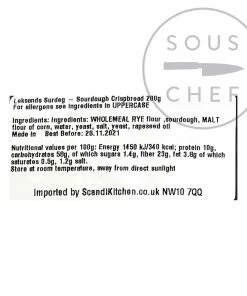 Leksands Sourdough Crispbread 200g Ingredients 7 Leksands Sourdough Crispbread 200g Ingredients