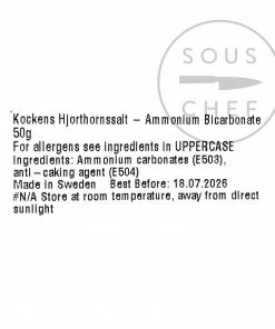 Kockens Hjorthornssalt - Bakers Ammonia 50g