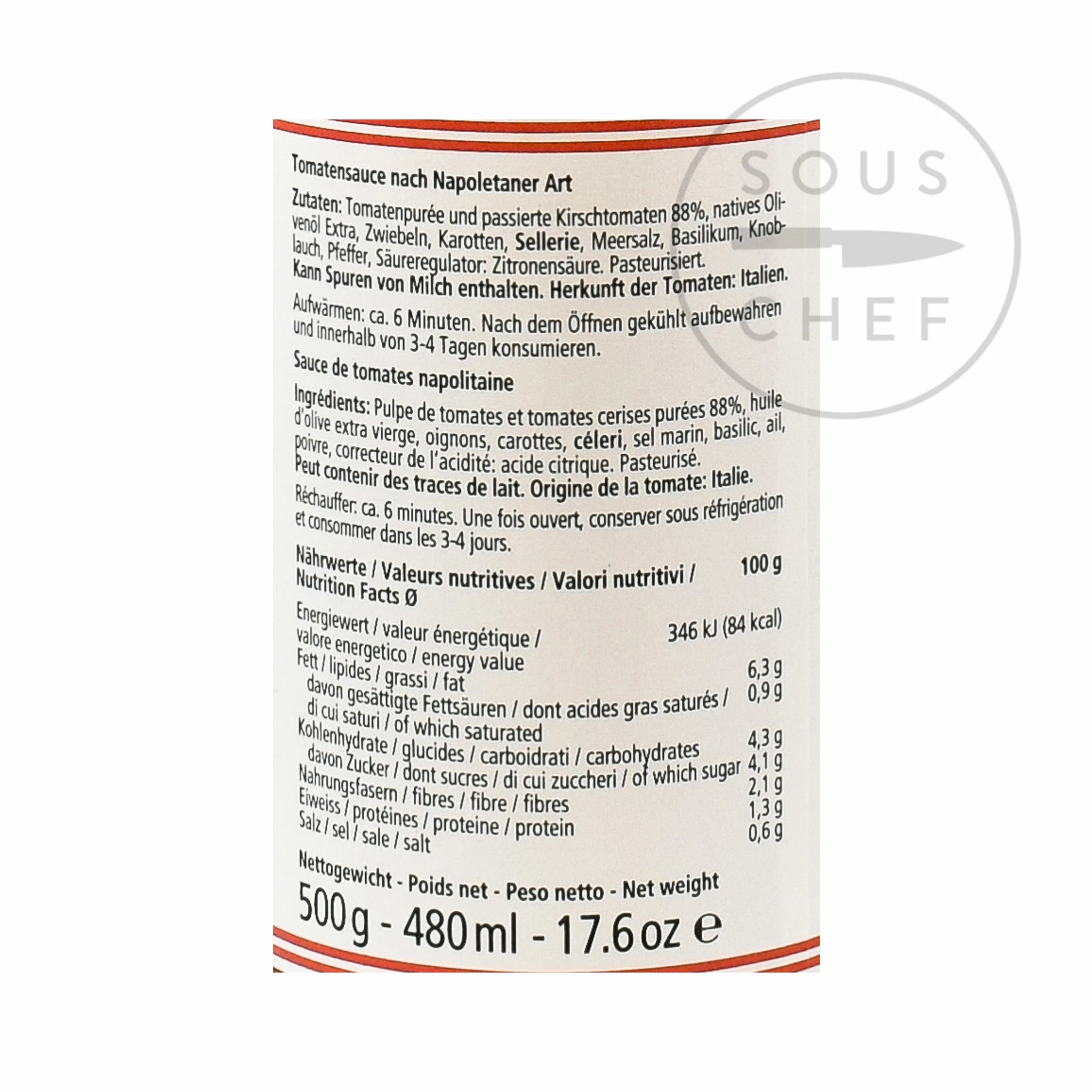 Don Antonio Napoletana Sauce 500g 5 Don Antonio Napoletana Sauce 500g