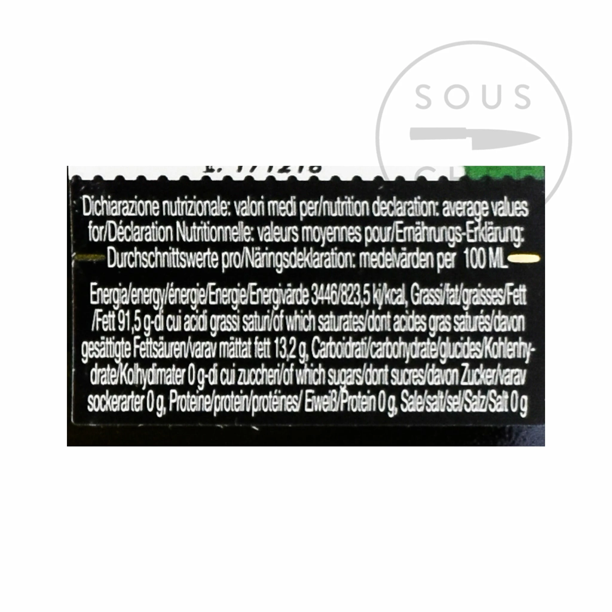 Tumai Anfosso Extra Virgin Olive Oil 500ml Ingredients 4 Tumai Anfosso Extra Virgin Olive Oil 500ml Ingredients