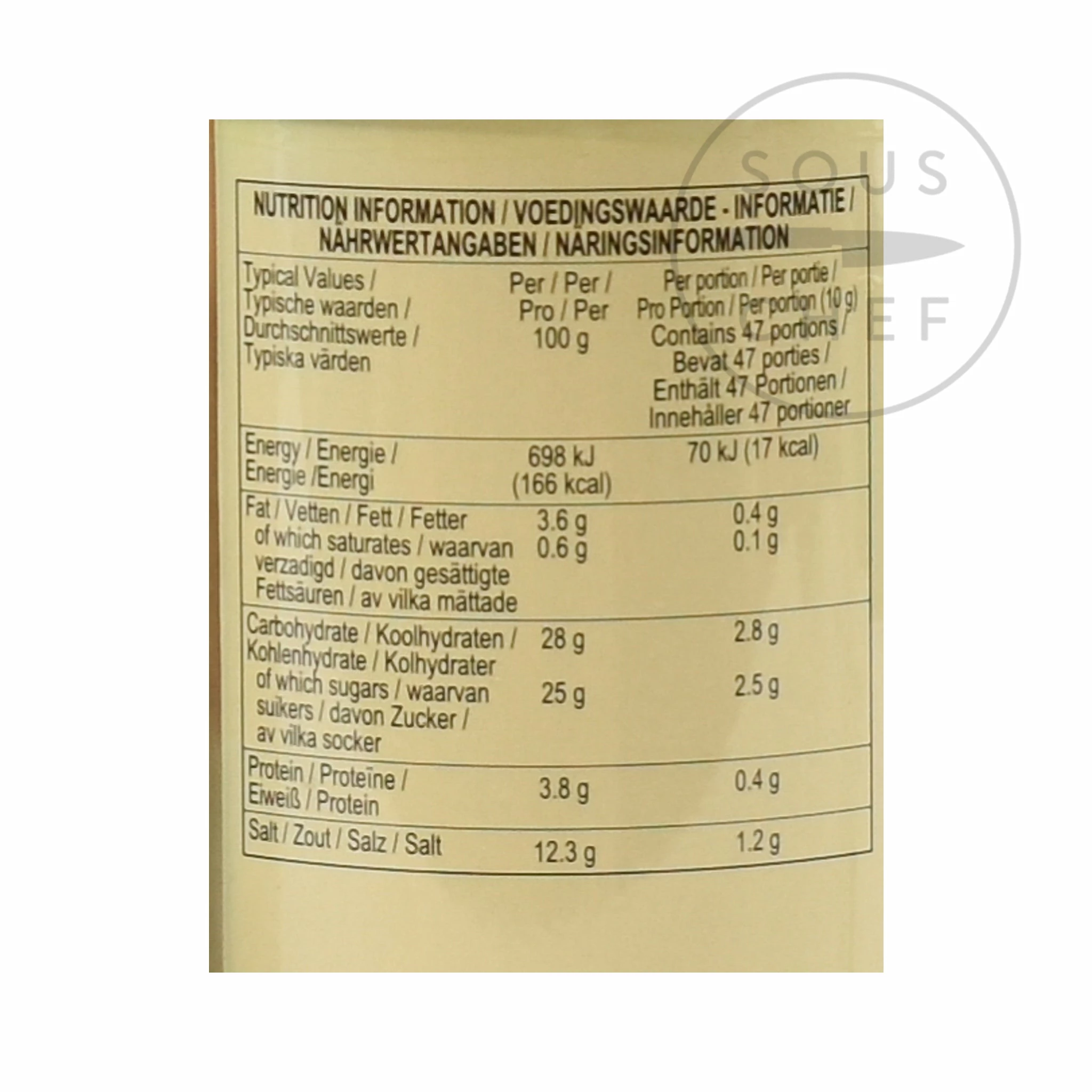Longdan Lee Kum Kee Crushed Yellow Bean Sauce 470ml Ingredients 5 Longdan Lee Kum Kee Crushed Yellow Bean Sauce 470ml Ingredients