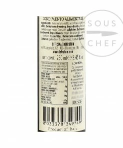Ingredients Defrutum Balsamic Vinegar Spray 250ml