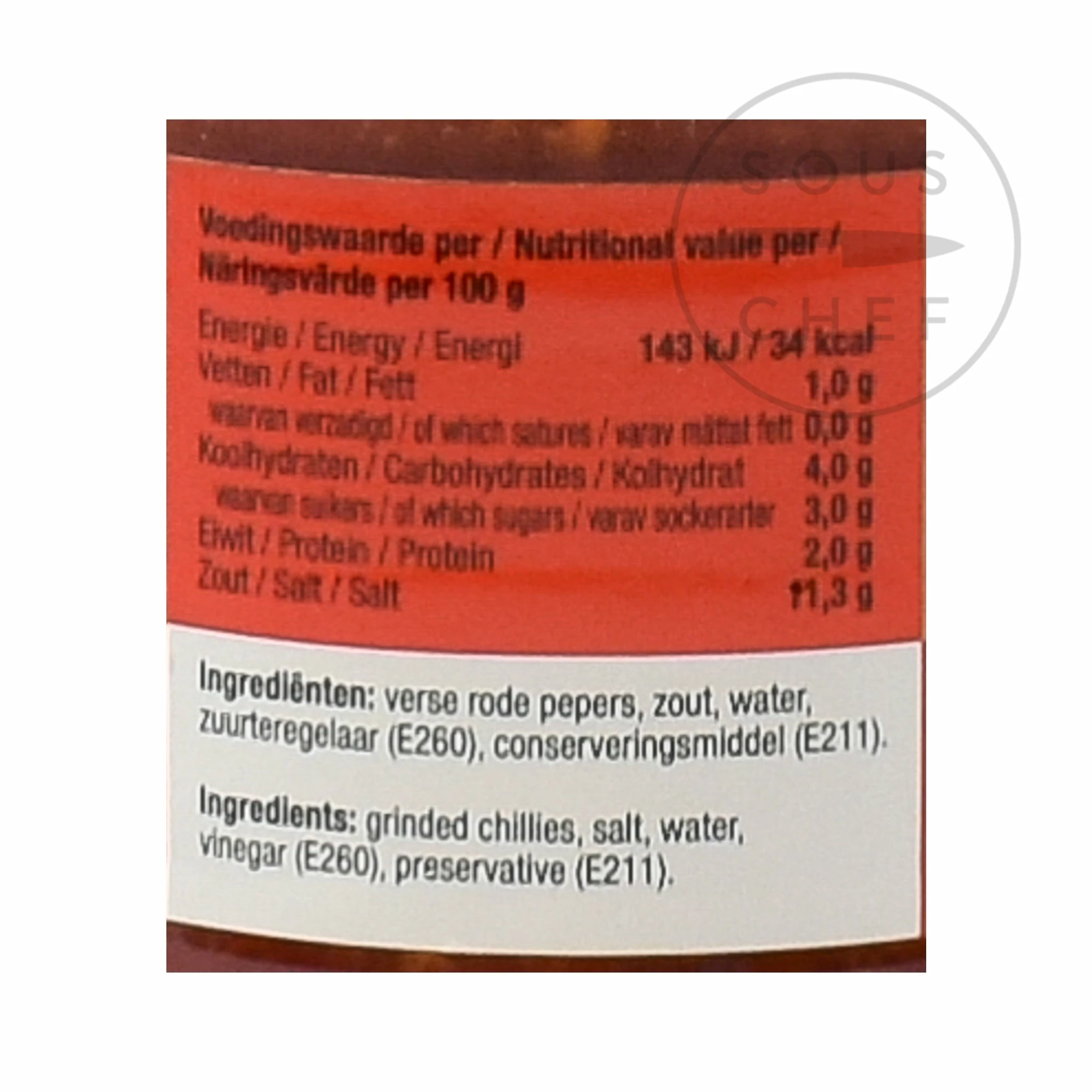 Lucullus Sambal Oelek 200g 6 Lucullus Sambal Oelek 200g