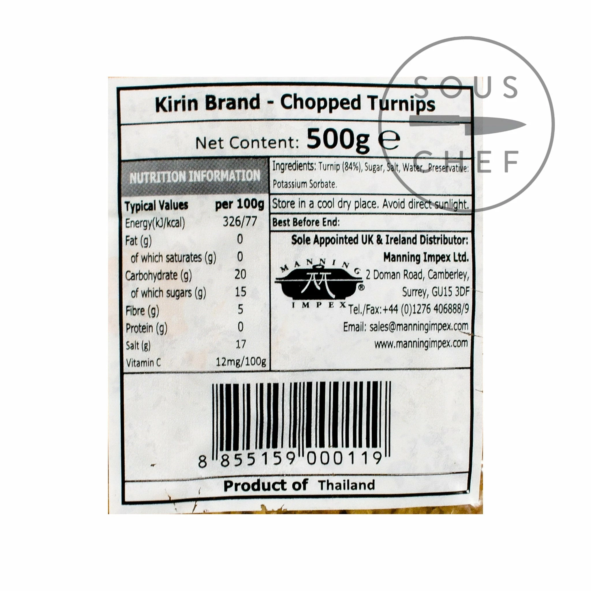 Kirin Tinned Tomatoes & Veg Chopped Pickled Turnip 'Preserved Radish' 500g 4 Kirin Tinned Tomatoes & Veg Chopped Pickled Turnip 'Preserved Radish' 500g