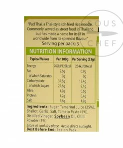Mae Sri Ingredients Pad Thai Stir Fry Sauce 100g 7 Mae Sri Ingredients Pad Thai Stir Fry Sauce 100g