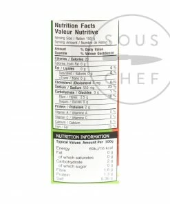 Lamthong Banana Blossom 565g Ingredients