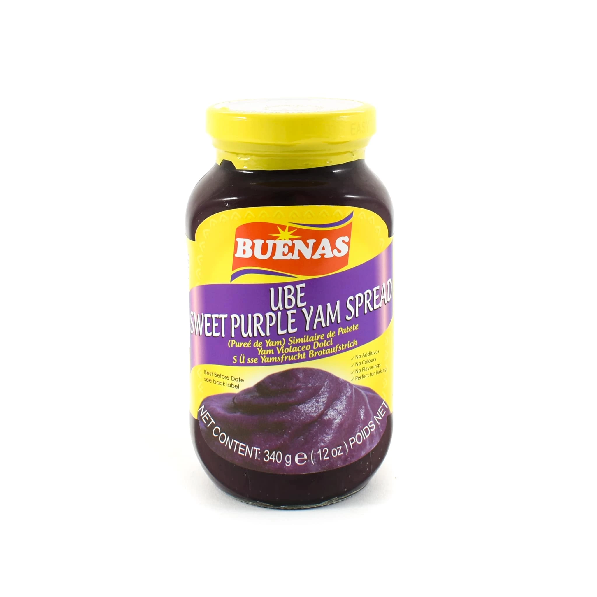 Buenas Ingredients Purple Yam Spread - Ube 340g 3 Buenas Ingredients Purple Yam Spread - Ube 340g