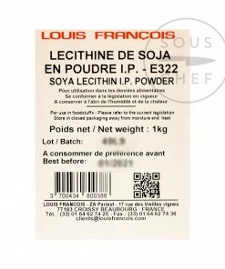 Louis Francois Soy Lecithin Powder 1kg Ingredients 7 Louis Francois Soy Lecithin Powder 1kg Ingredients