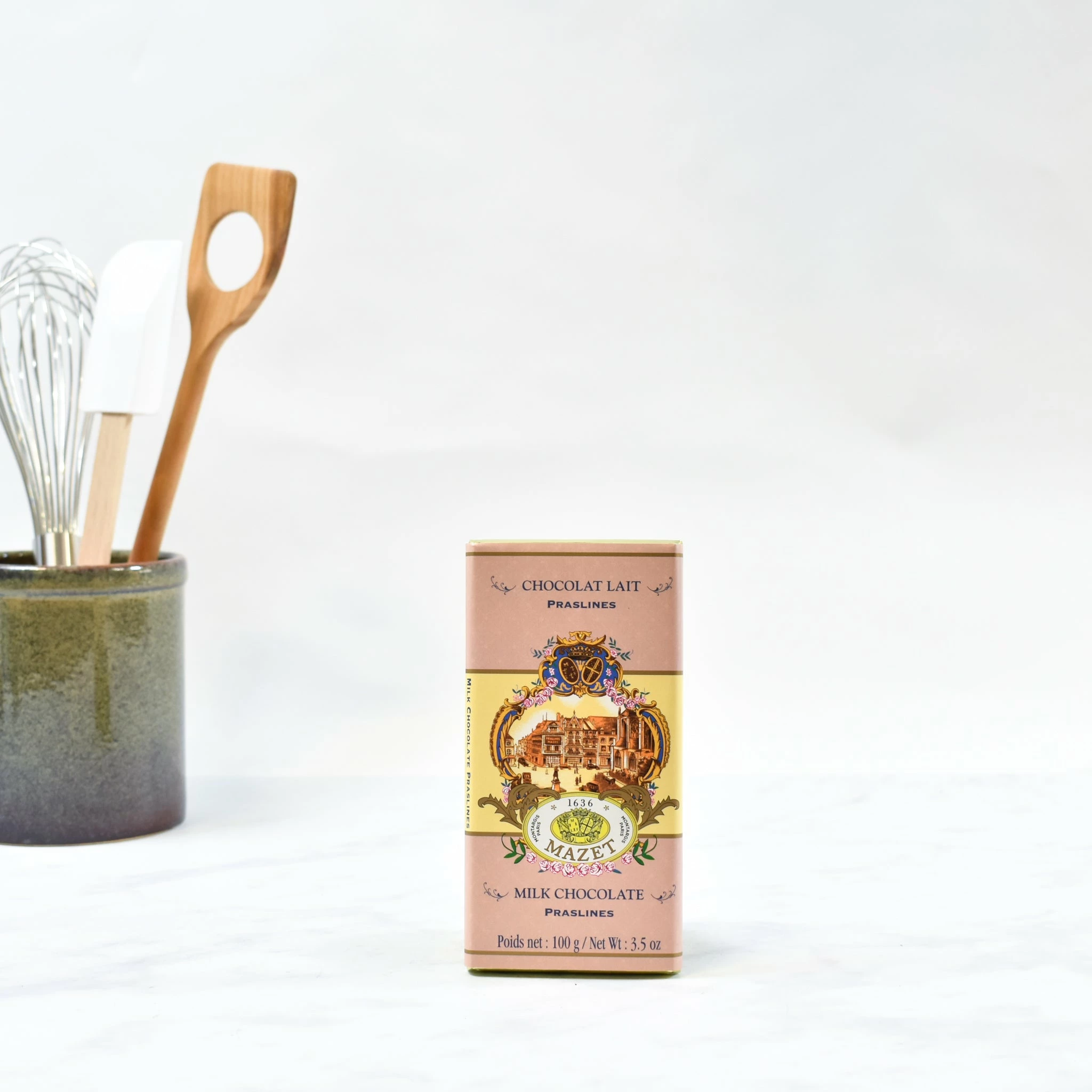 Ingredients Mazet De Montargis Milk Chocolate With Praline 100g 5 Ingredients Mazet De Montargis Milk Chocolate With Praline 100g