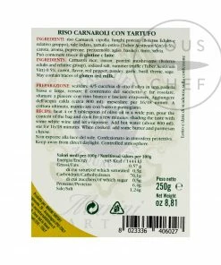 Marini Azzolini Carnaroli Risotto Rice With Truffle 250g