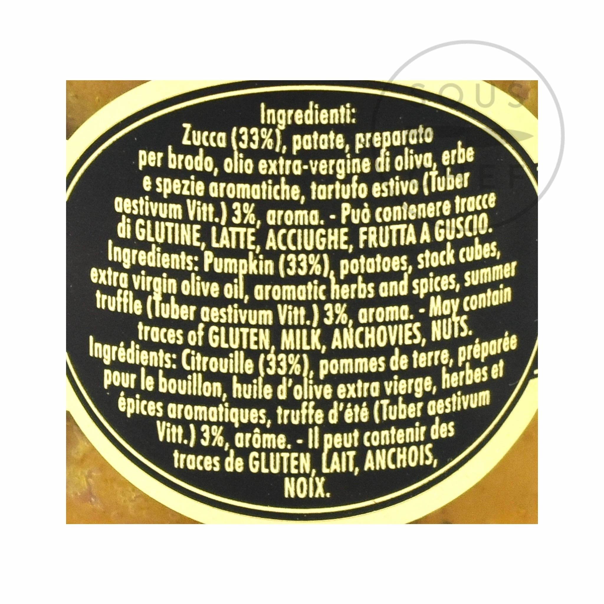 Marini Azzolini Pumpkin And Truffle Puree 180g 6 Marini Azzolini Pumpkin And Truffle Puree 180g