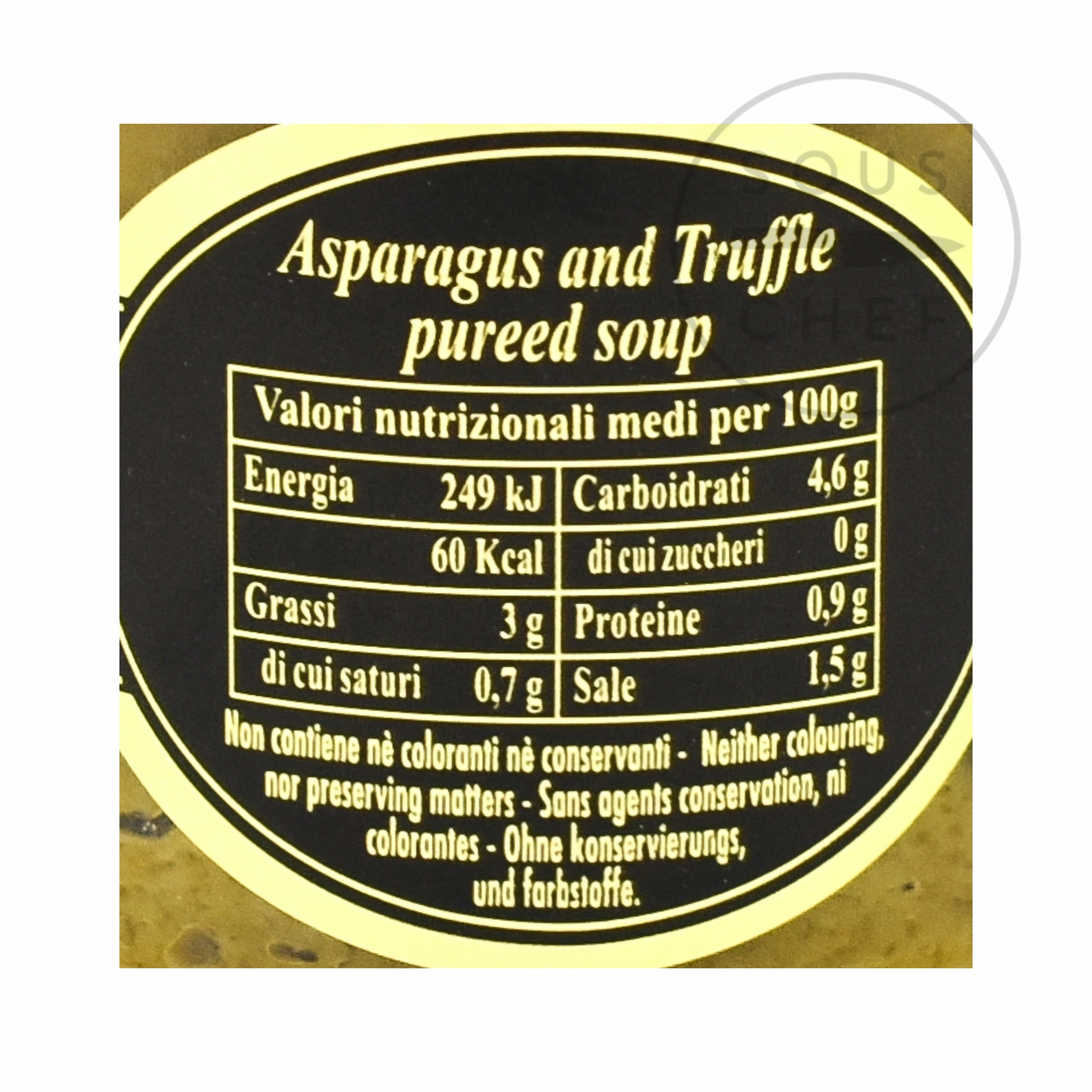 Marini Azzolini Asparagus And Truffle Puree 180g Ingredients 5 Marini Azzolini Asparagus And Truffle Puree 180g Ingredients