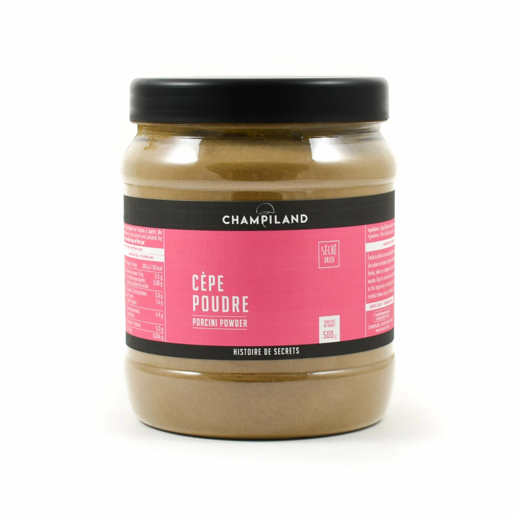 Champiland Cep Powder 500g Mushroom & Truffles 3 Champiland Cep Powder 500g Mushroom & Truffles
