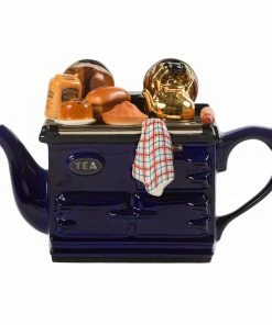 Novelty Tea Aga Baking Teapot Blue 1.3L