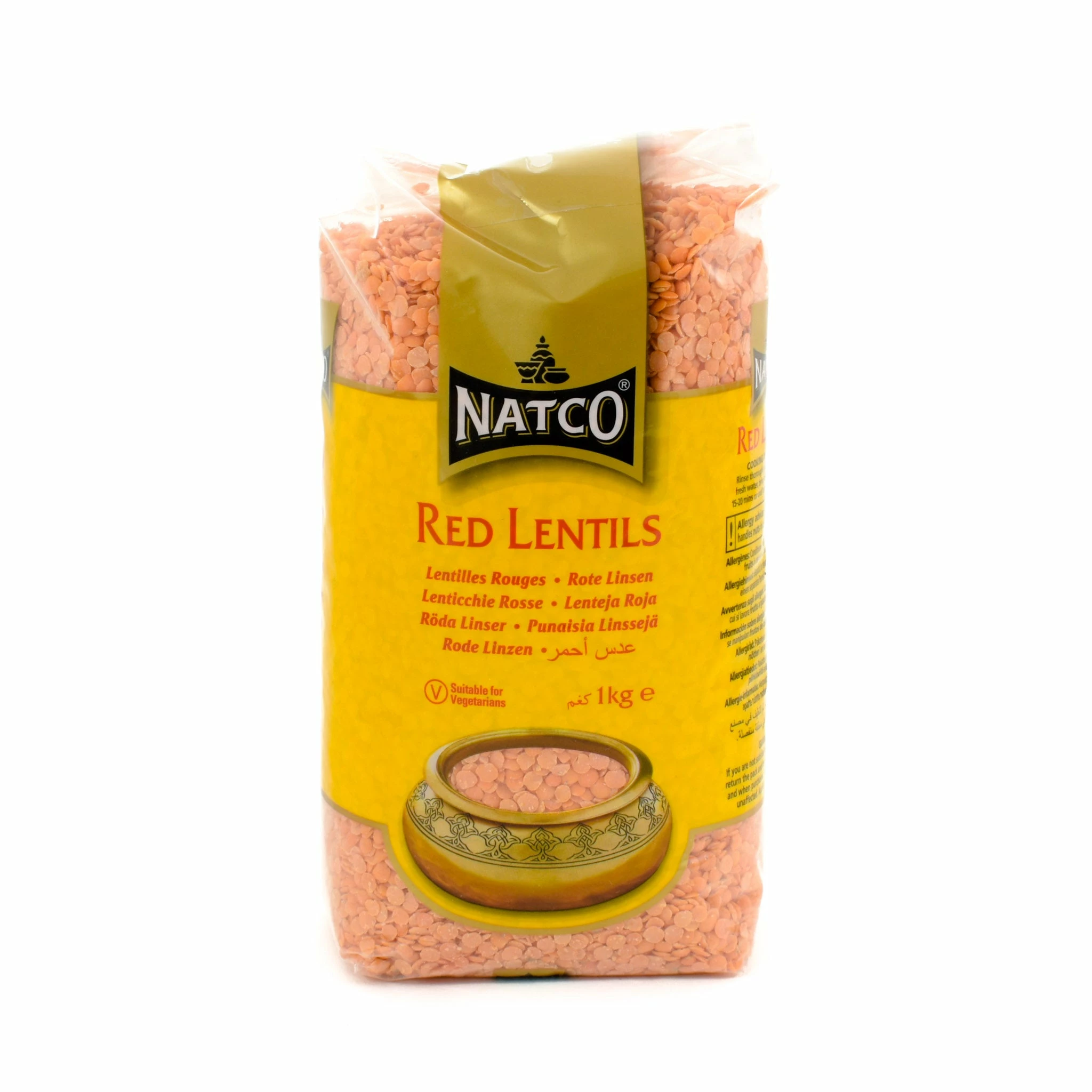 Natco Ingredients Red Lentils 1kg 3 Natco Ingredients Red Lentils 1kg